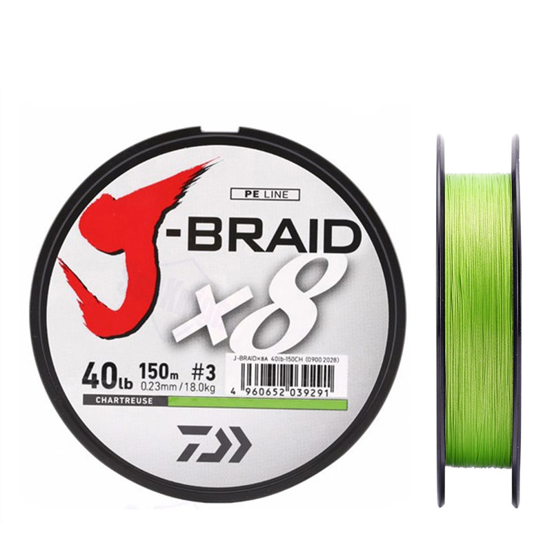 Daiwa J-Braid x8 Dark Green 0.06mm, 150m